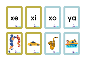 Tarjetas para aprender las sílabas