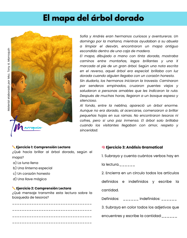 El mapa del árbol dorado