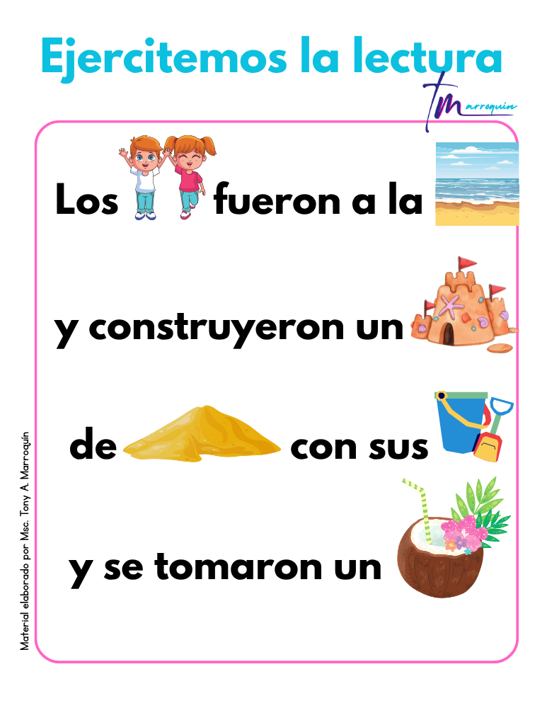 Lectura con pictogramas 10