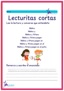 Lecturitas cortas 1
