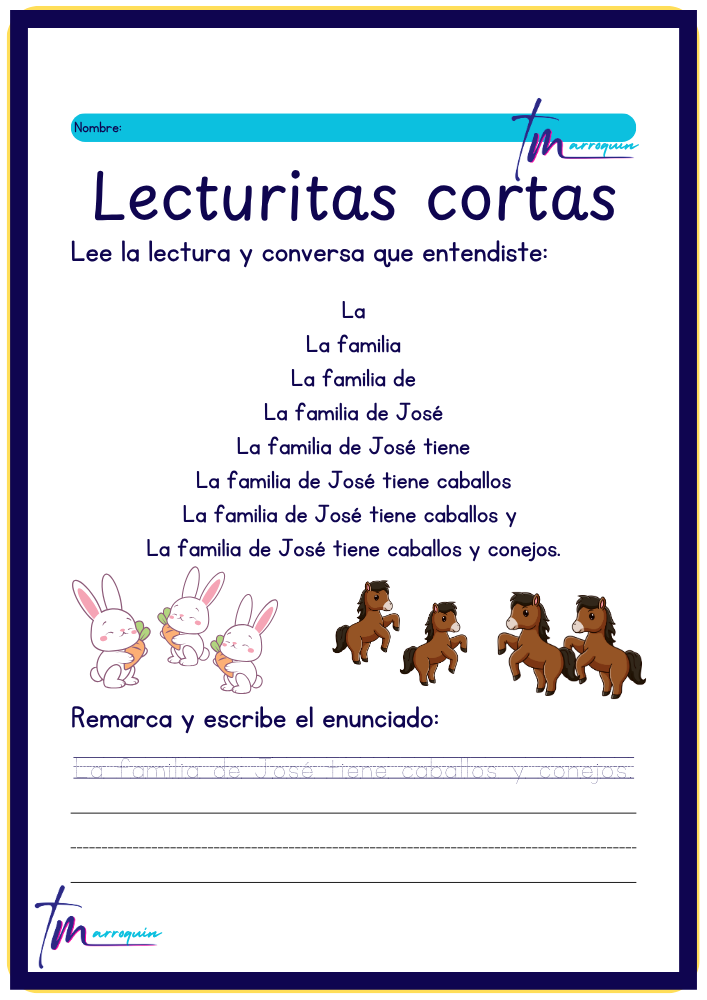 Lecturitas cortas 1