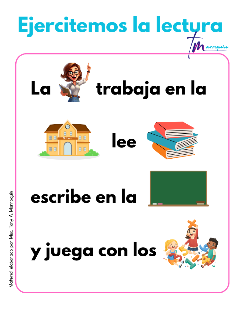 Lectura con pictogramas 9