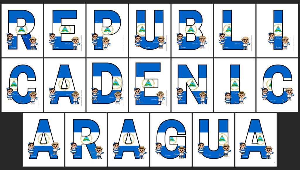 banner república de nicaragua