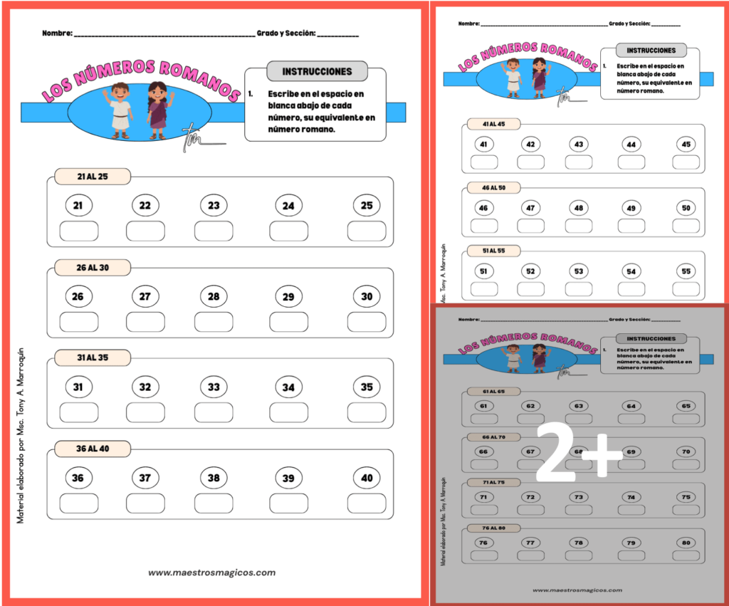 Números romanos 1 al 100 numeros romanos 1 al 100