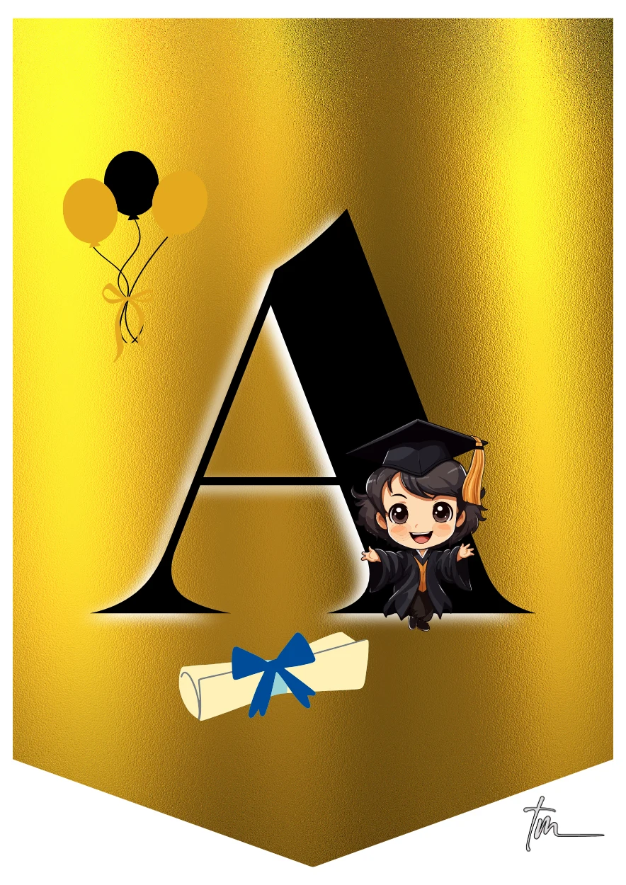 Abecedario de graduación parte 1