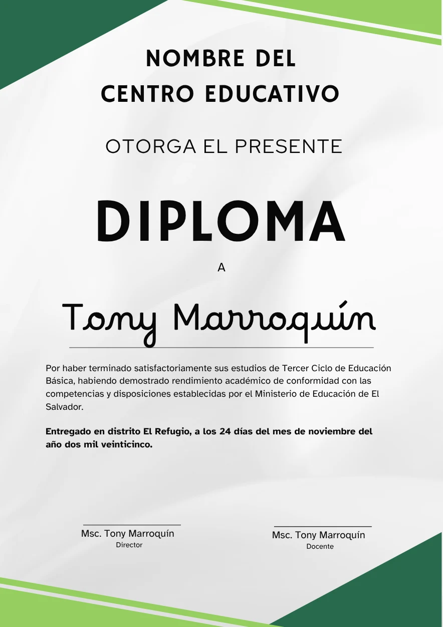 Miniatura del Diploma exclusivo 16 – Diplomas exclusivos pack1