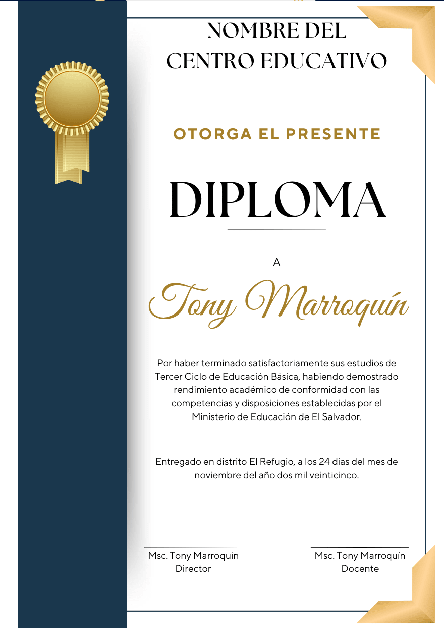 Miniatura del Diploma exclusivo 19 – Diplomas exclusivos pack1