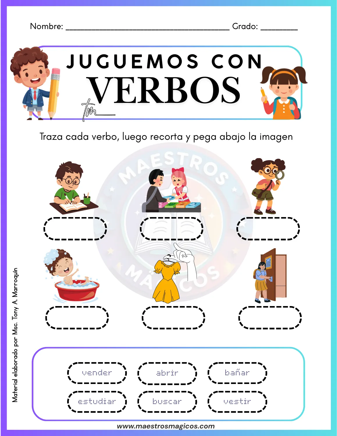 Página 4 – Más verbos para practicar