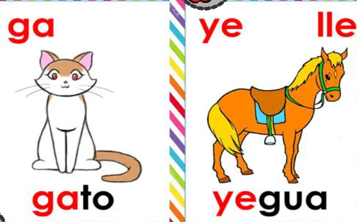 Lotería de sílabas - variantes de tablero