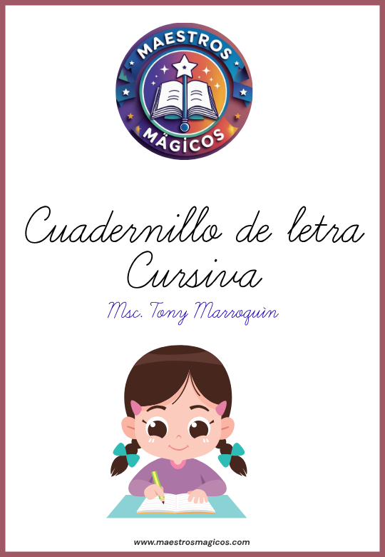 Cuadernillo de letra cursiva