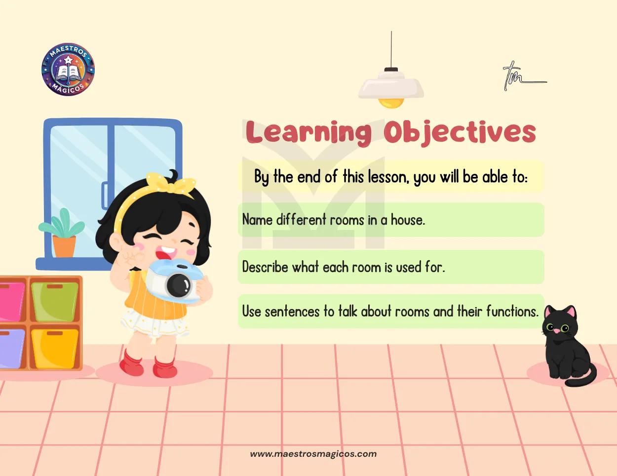 Página 1 – Rooms in the house