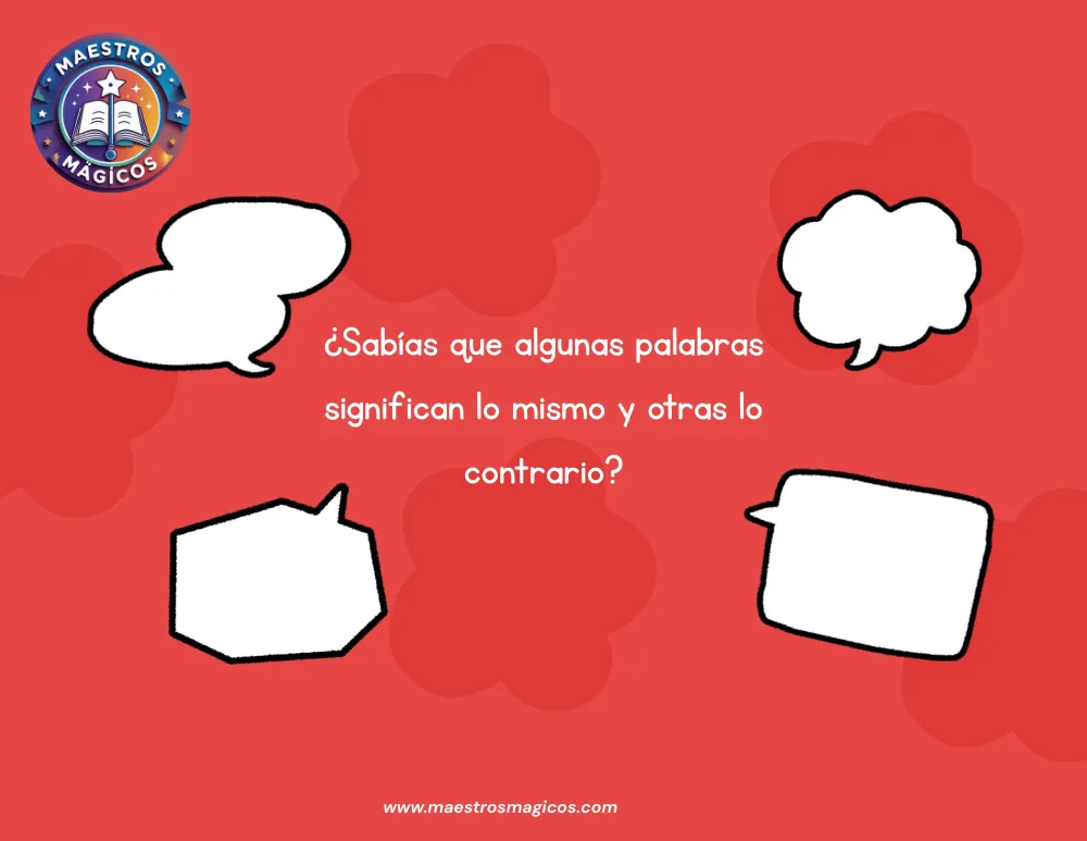 Página 1 – Sinónimos y antónimos