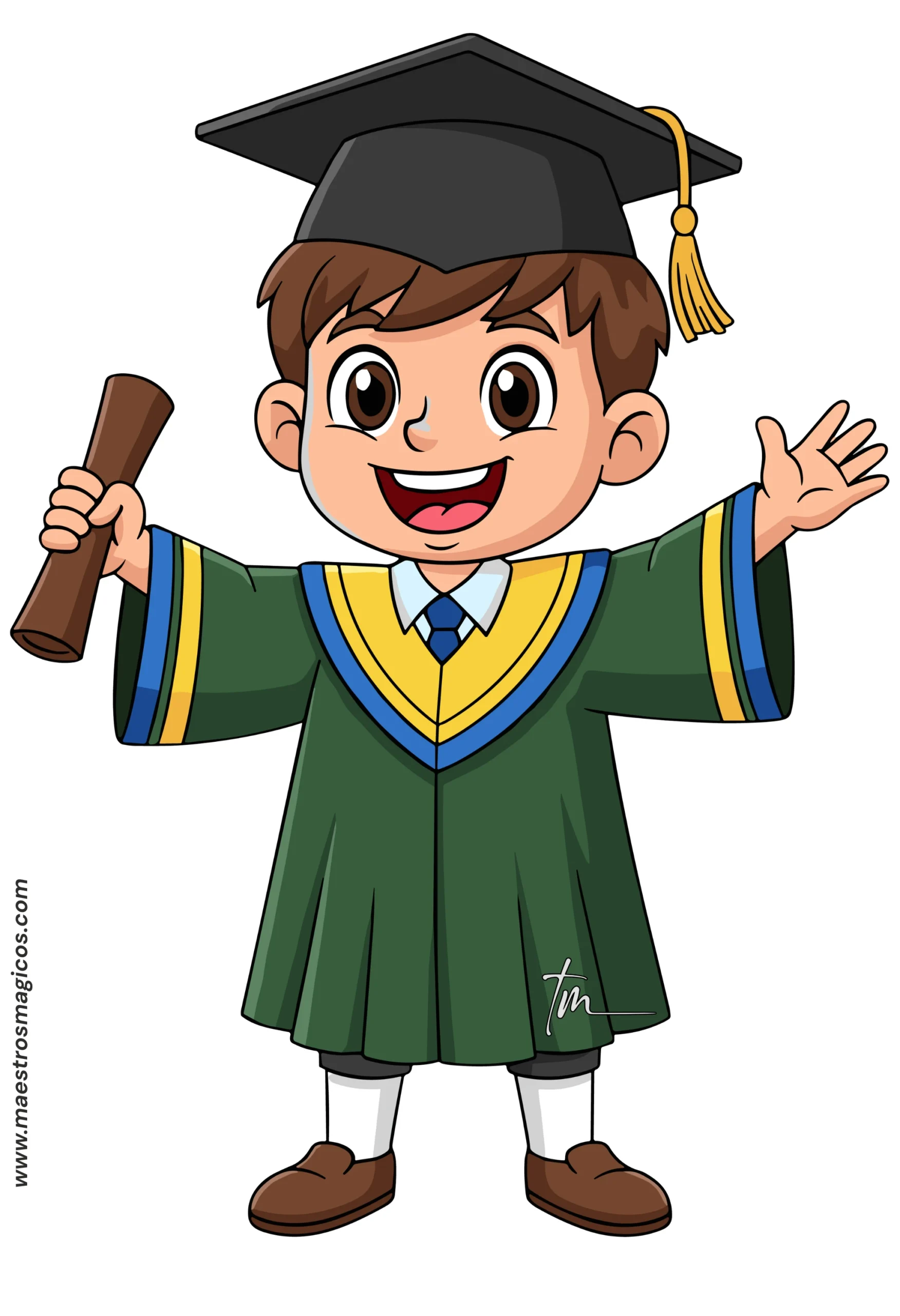 Kid para graduación 15 — lámina infantil para graduación