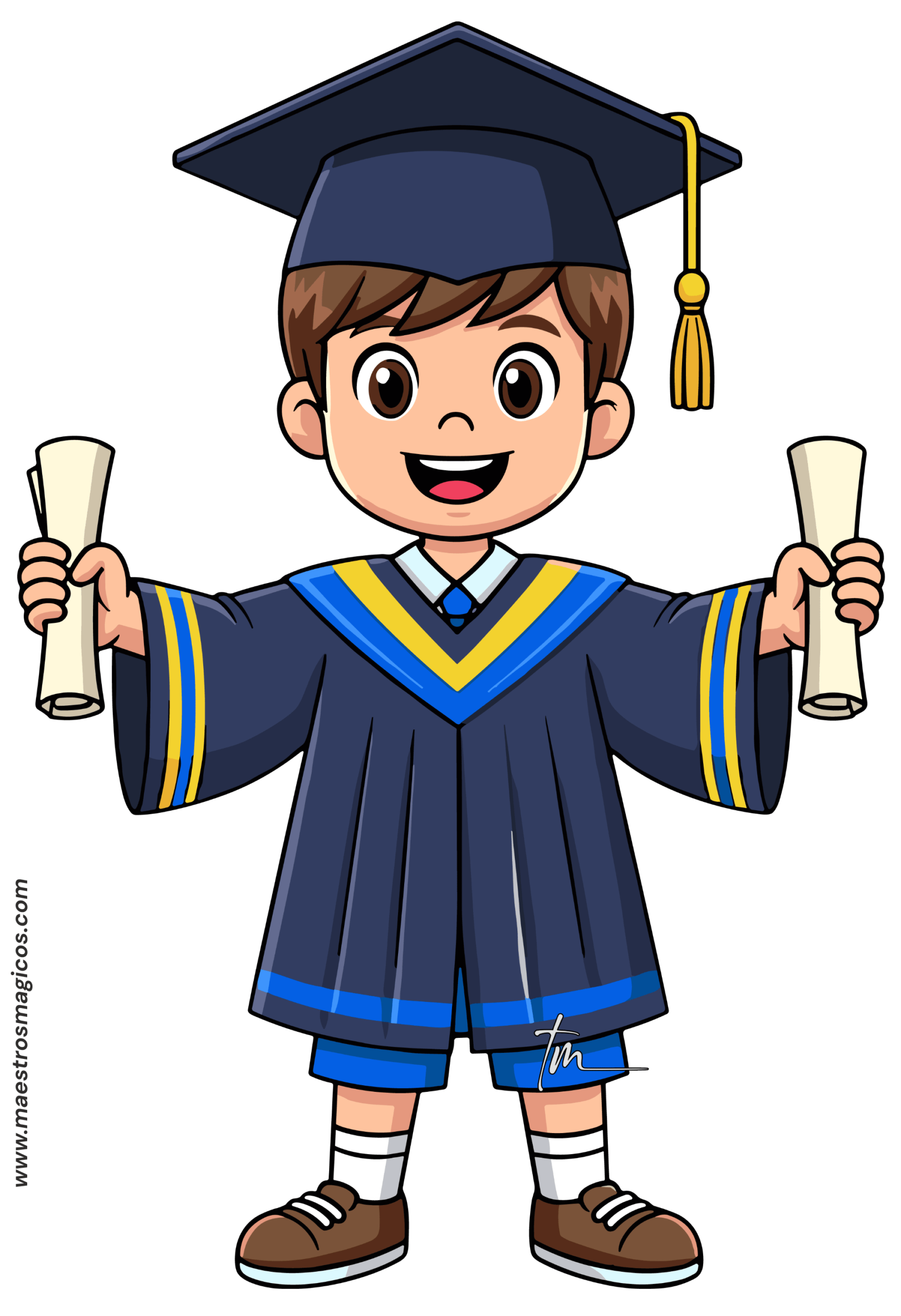 Kid para graduación 20 — recurso infantil imprimible