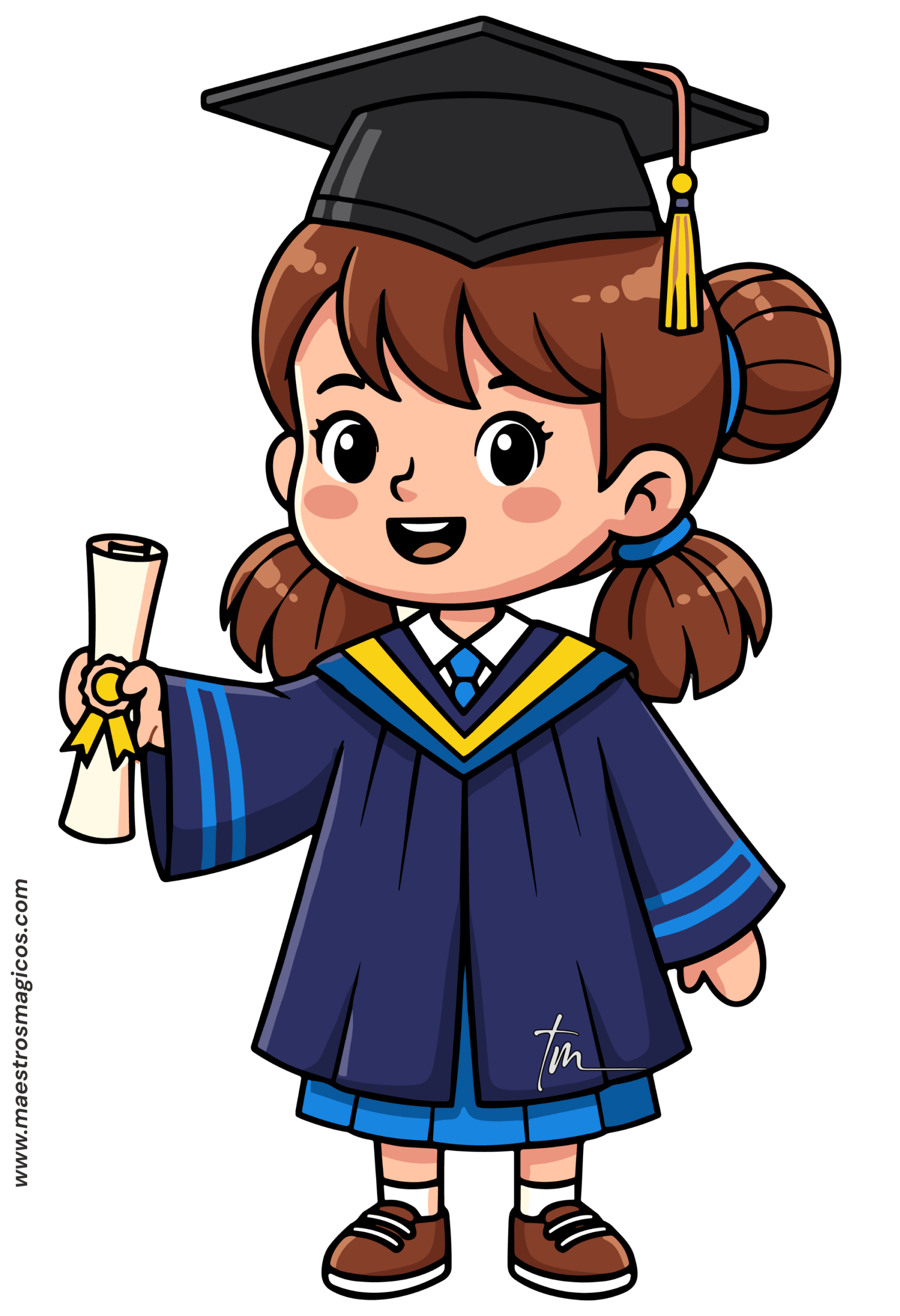 Kid para graduación 23 — lámina infantil para escenario