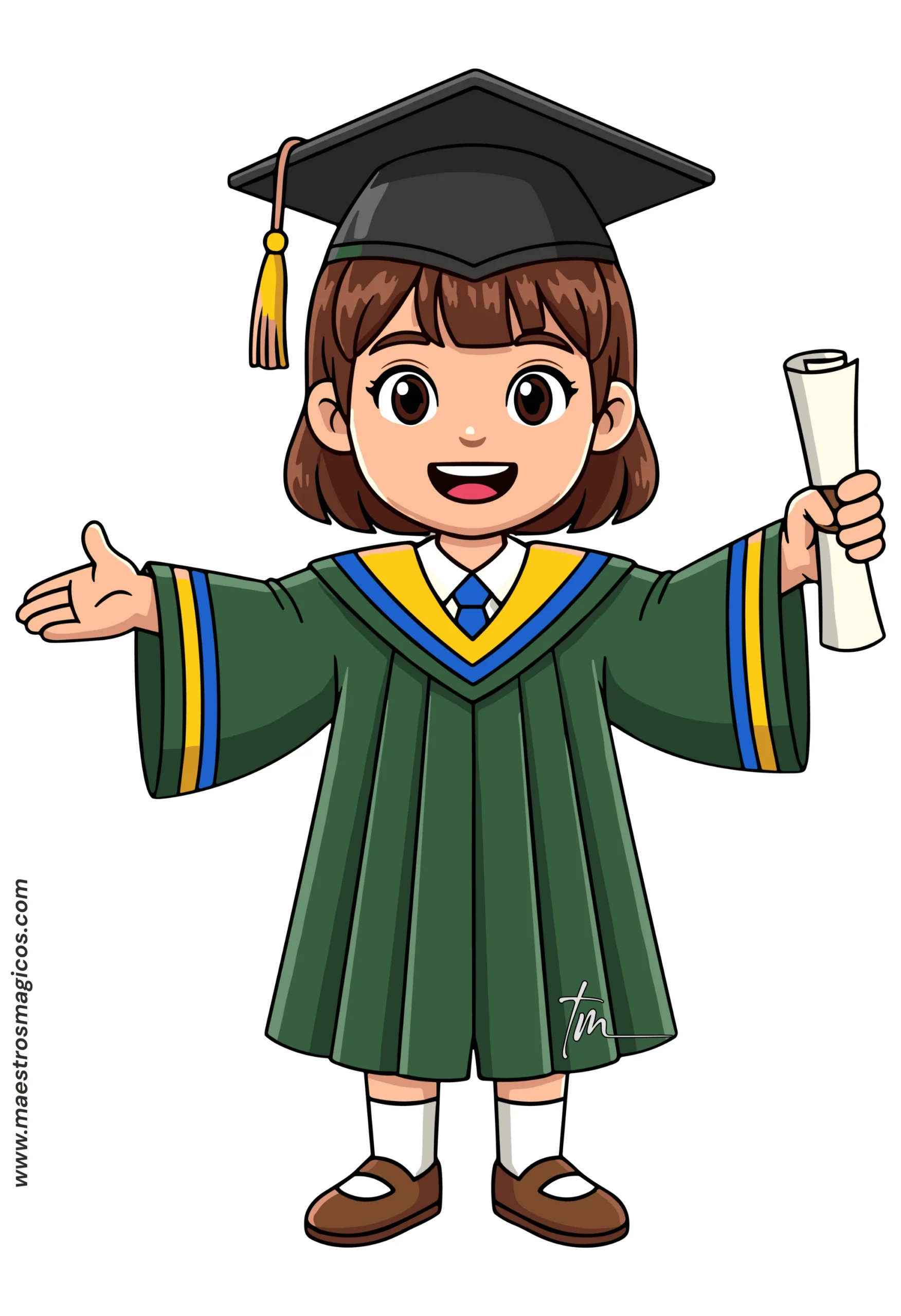 Kid para graduación 25 — archivo PDF imprimible