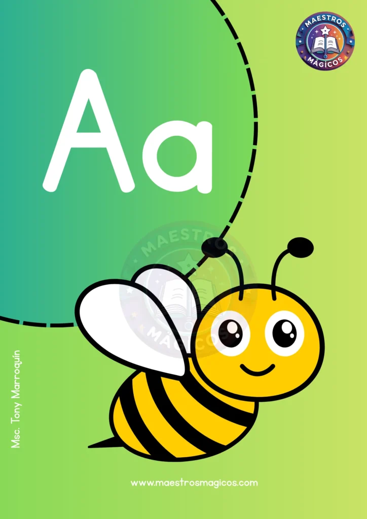 cartel de abecedario ilustrado 2tm1