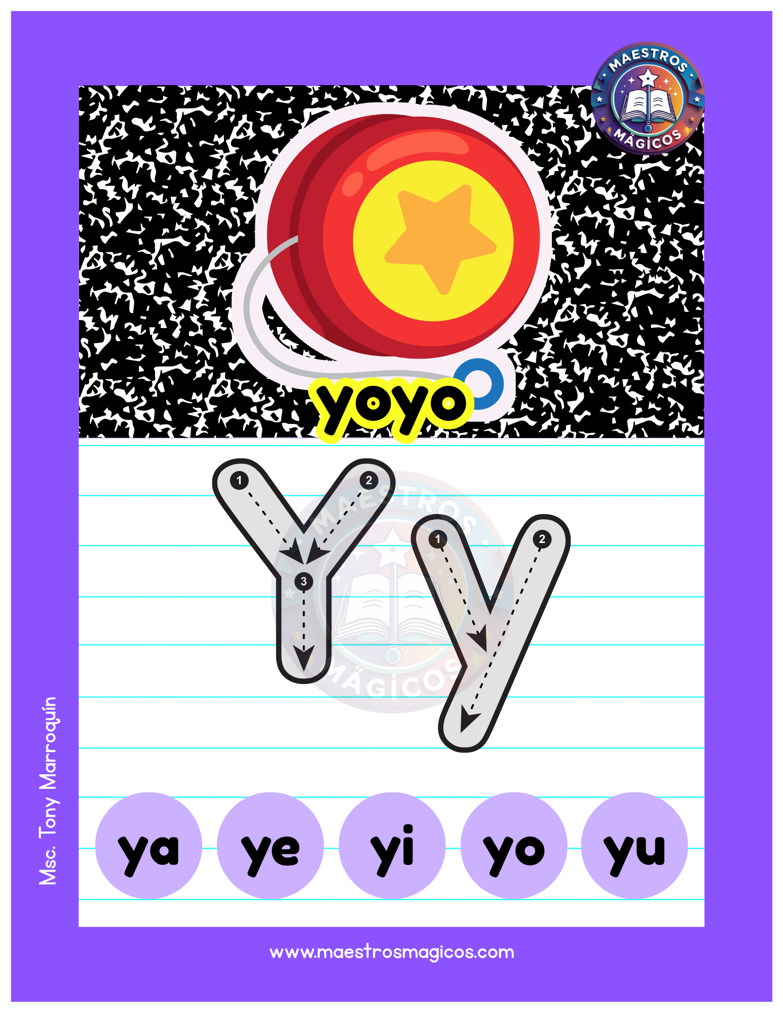 Cartel letra Z zanahoria silabas