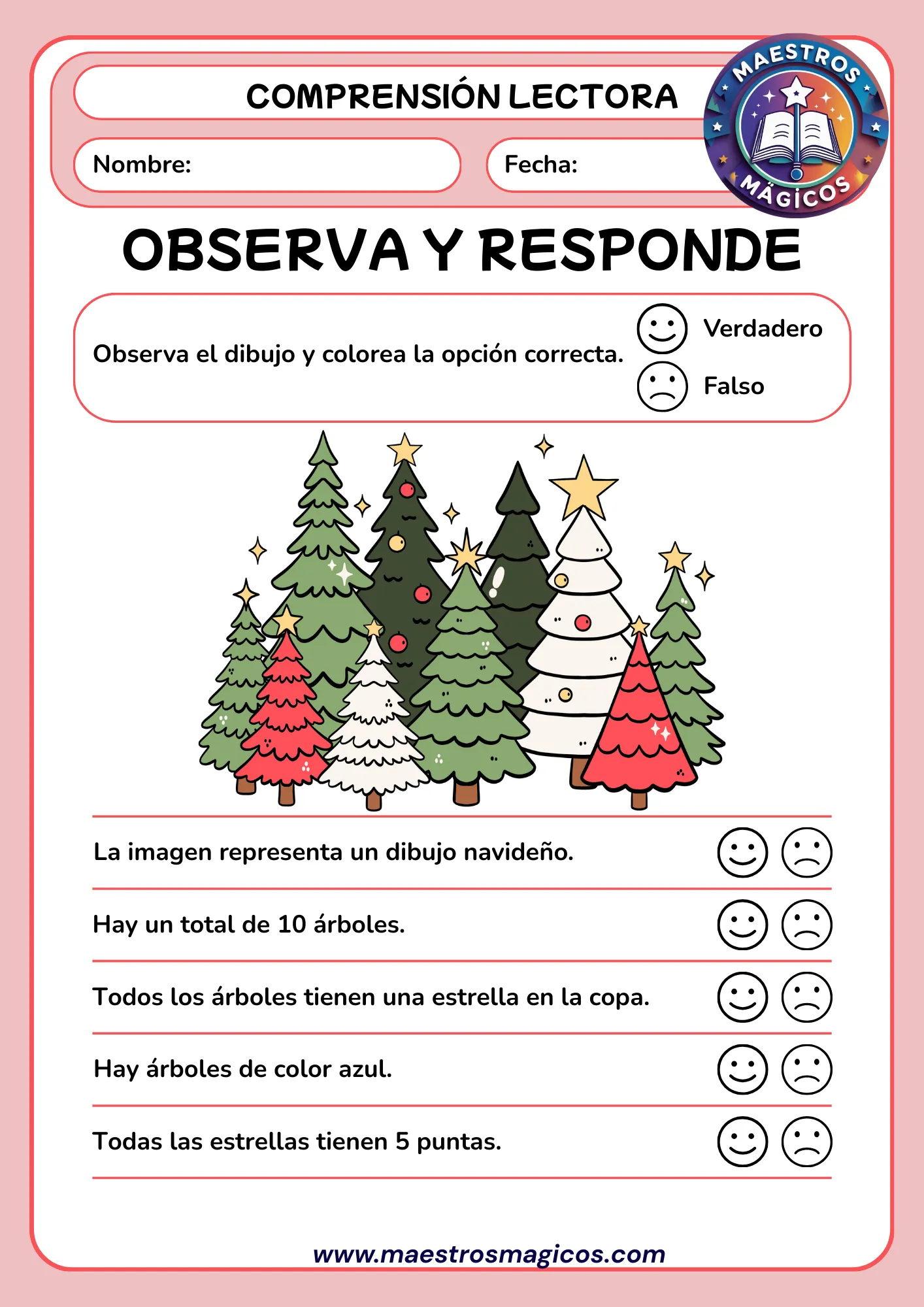 Expresión escrita navidad