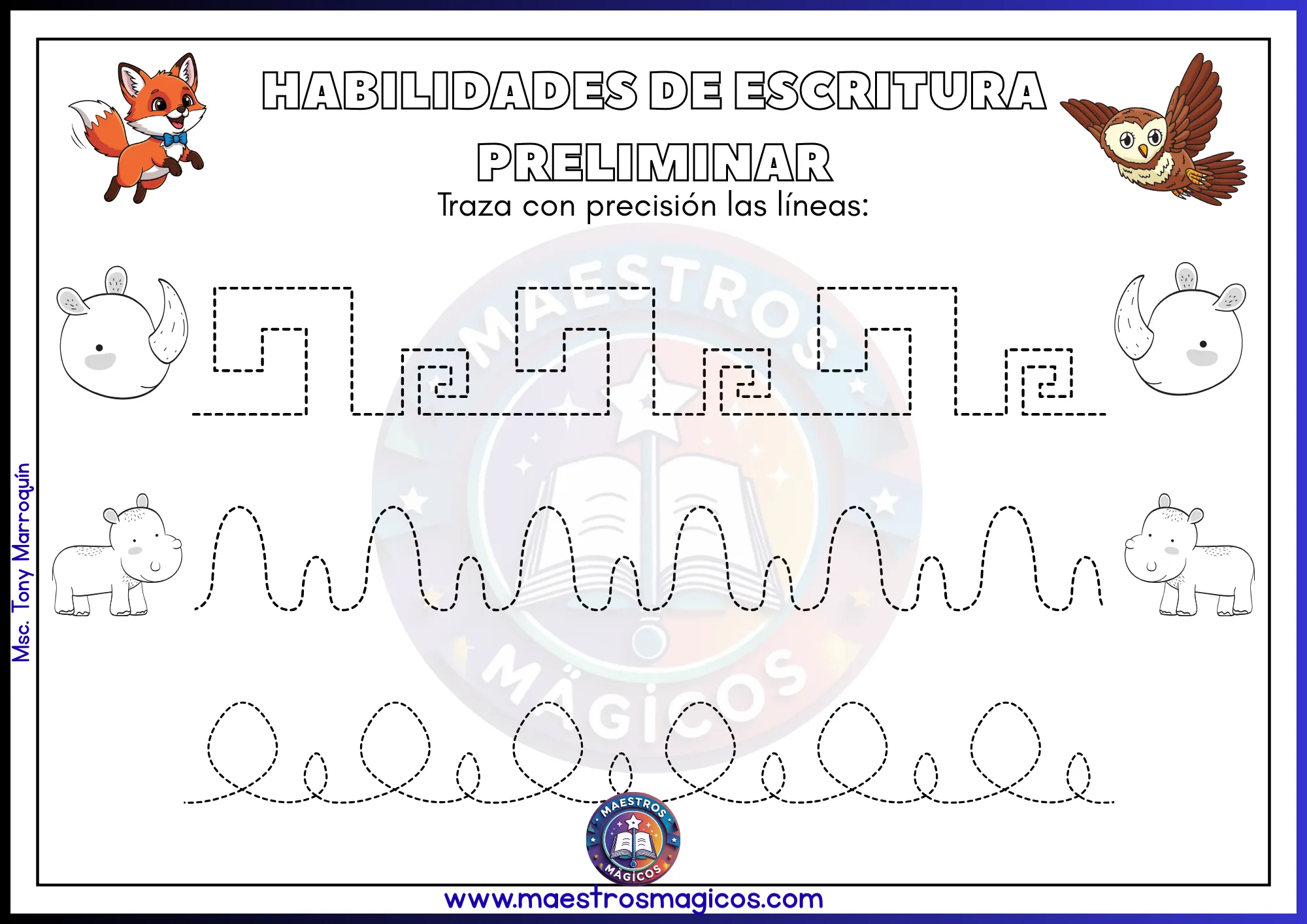 Trazo laberinto zorro