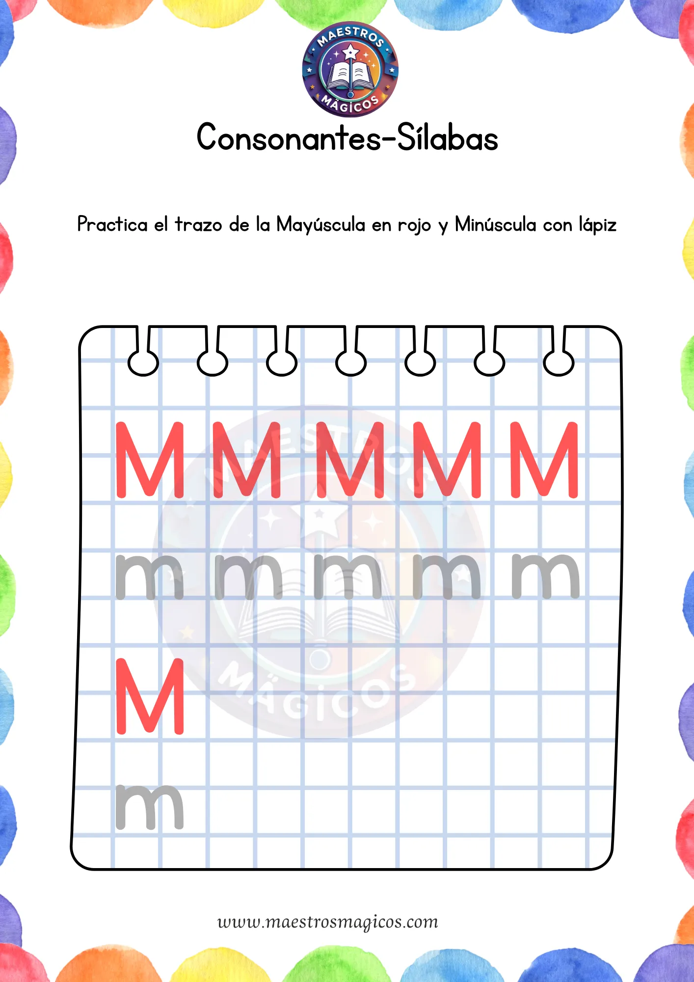 Sílabas ma me mi mo mu