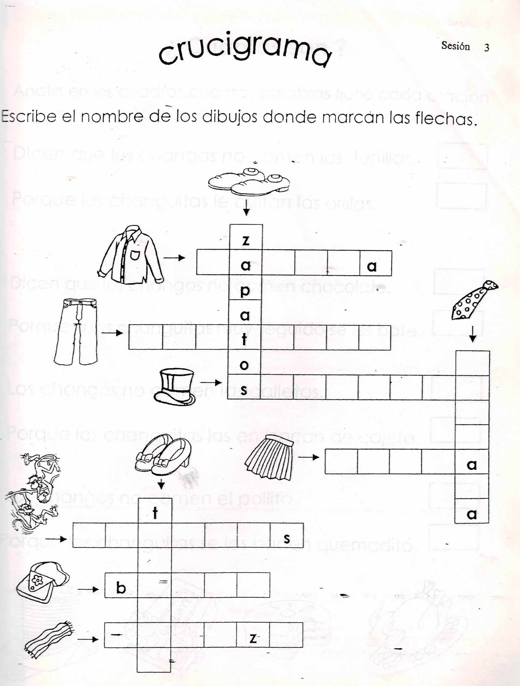 Ficha de lectura animales