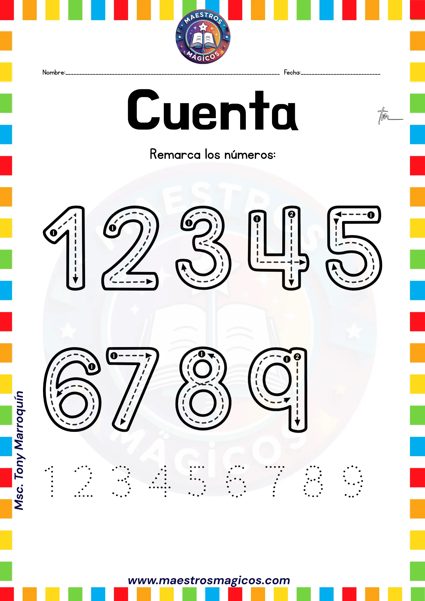 Ficha número 2 conteo