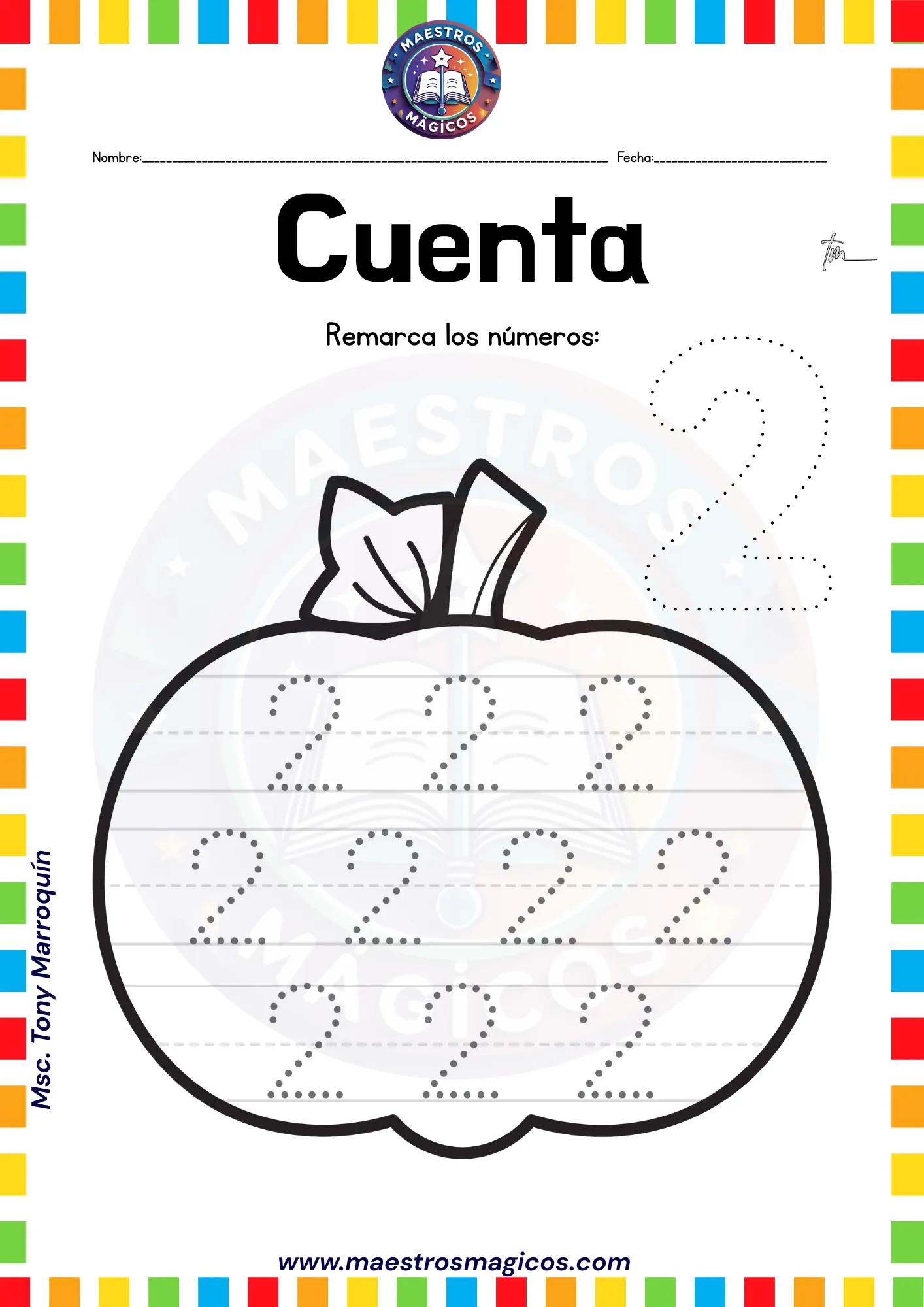 Ficha número 4 escritura