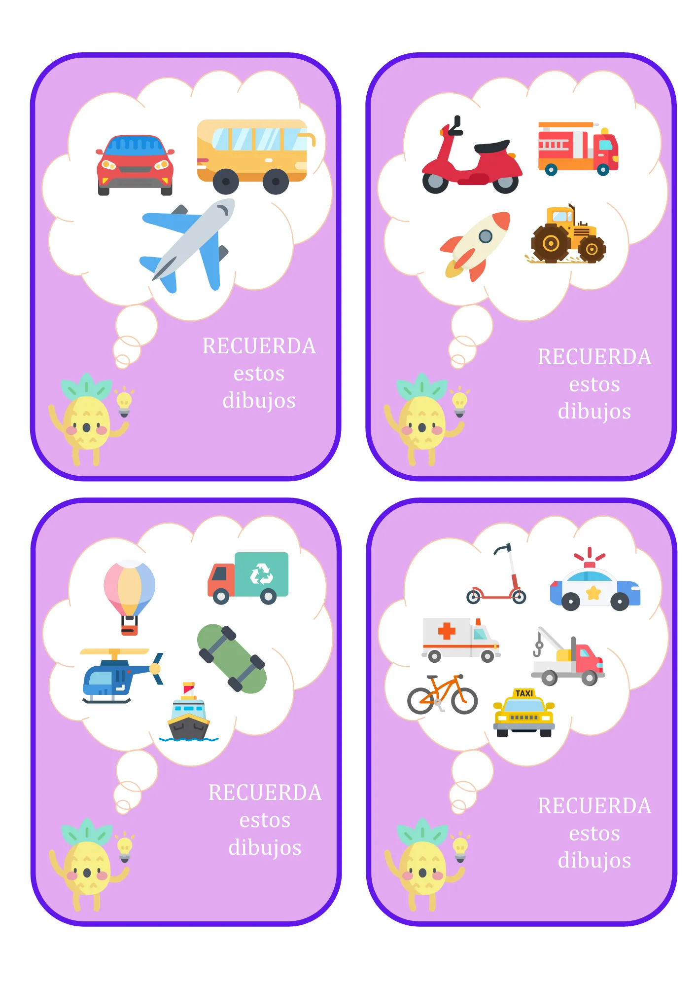 Ficha memoria insectos y anfibios