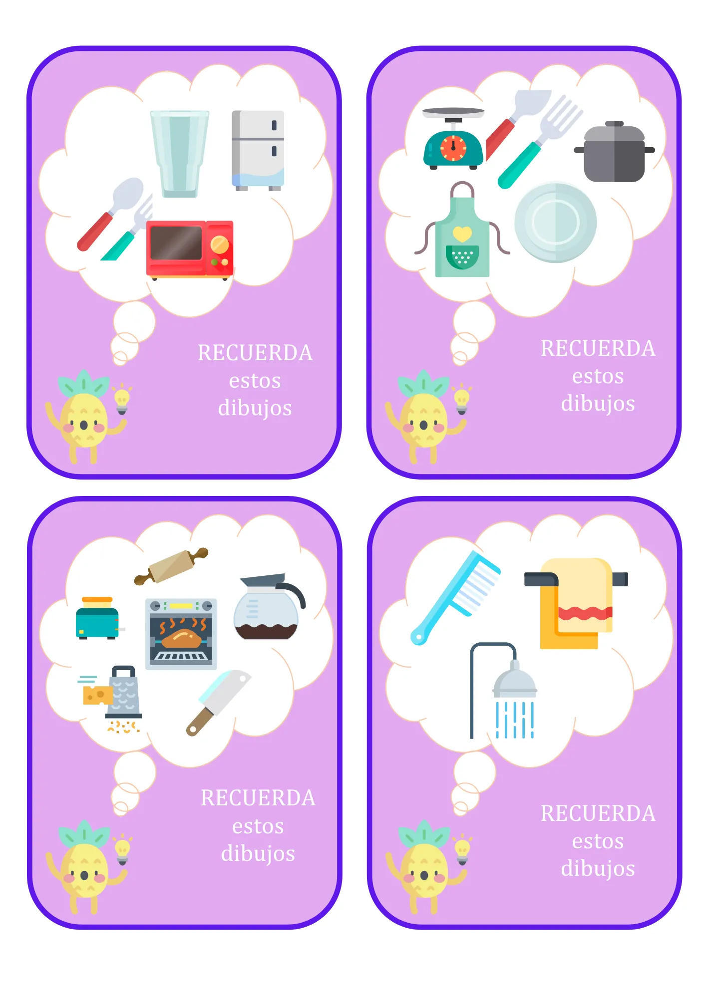 Ficha memoria cocina y baño
