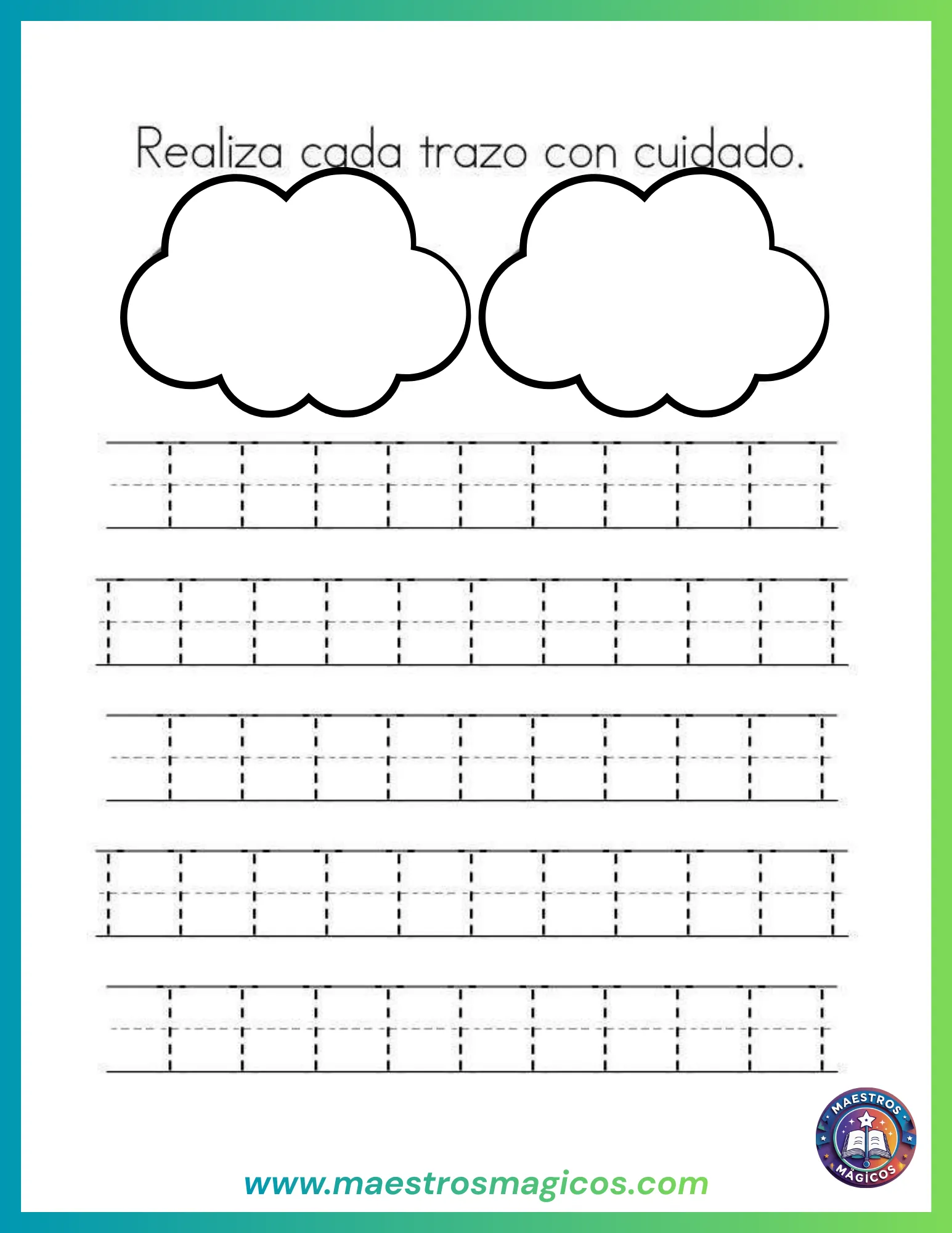 Trazos verticales lluvia nubes