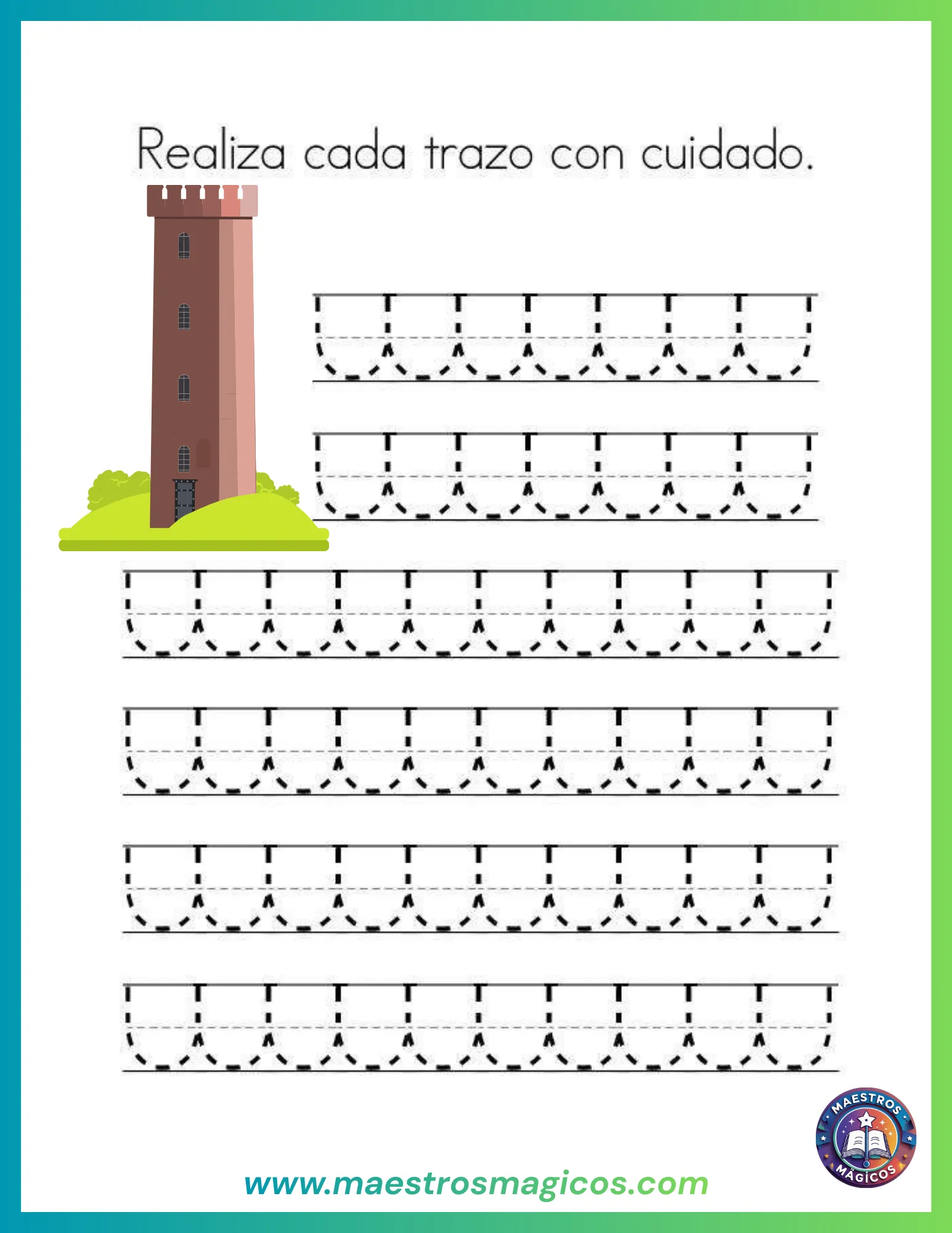 Trazos cuadrados castillo