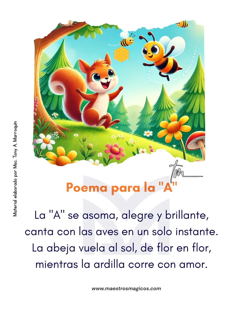 Poema vocal A ardilla abeja
