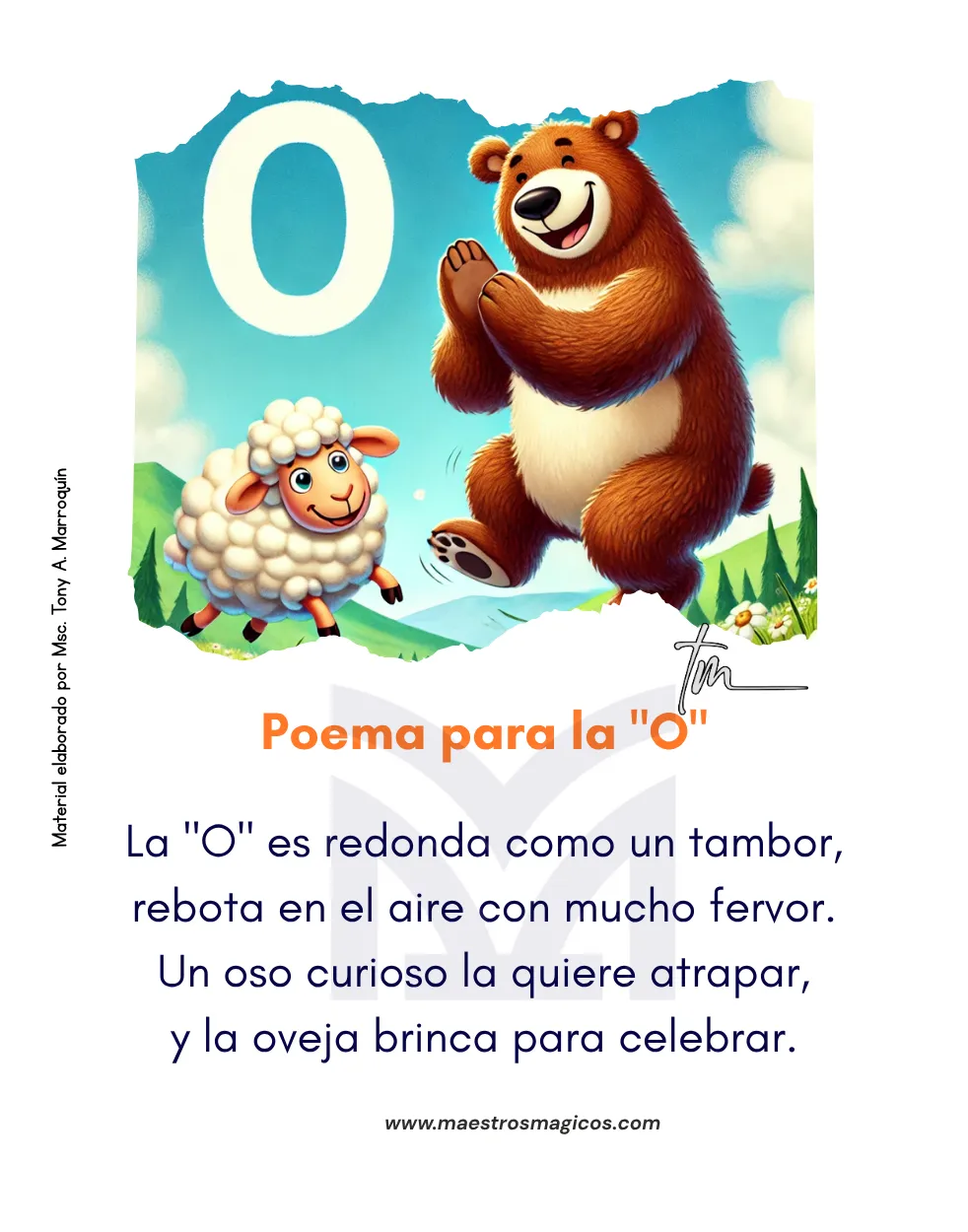 Poema vocal O oso oveja