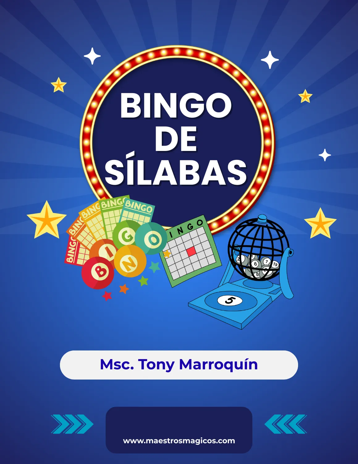 Bingo de sílabas para trabajar lectoescritura en primaria
