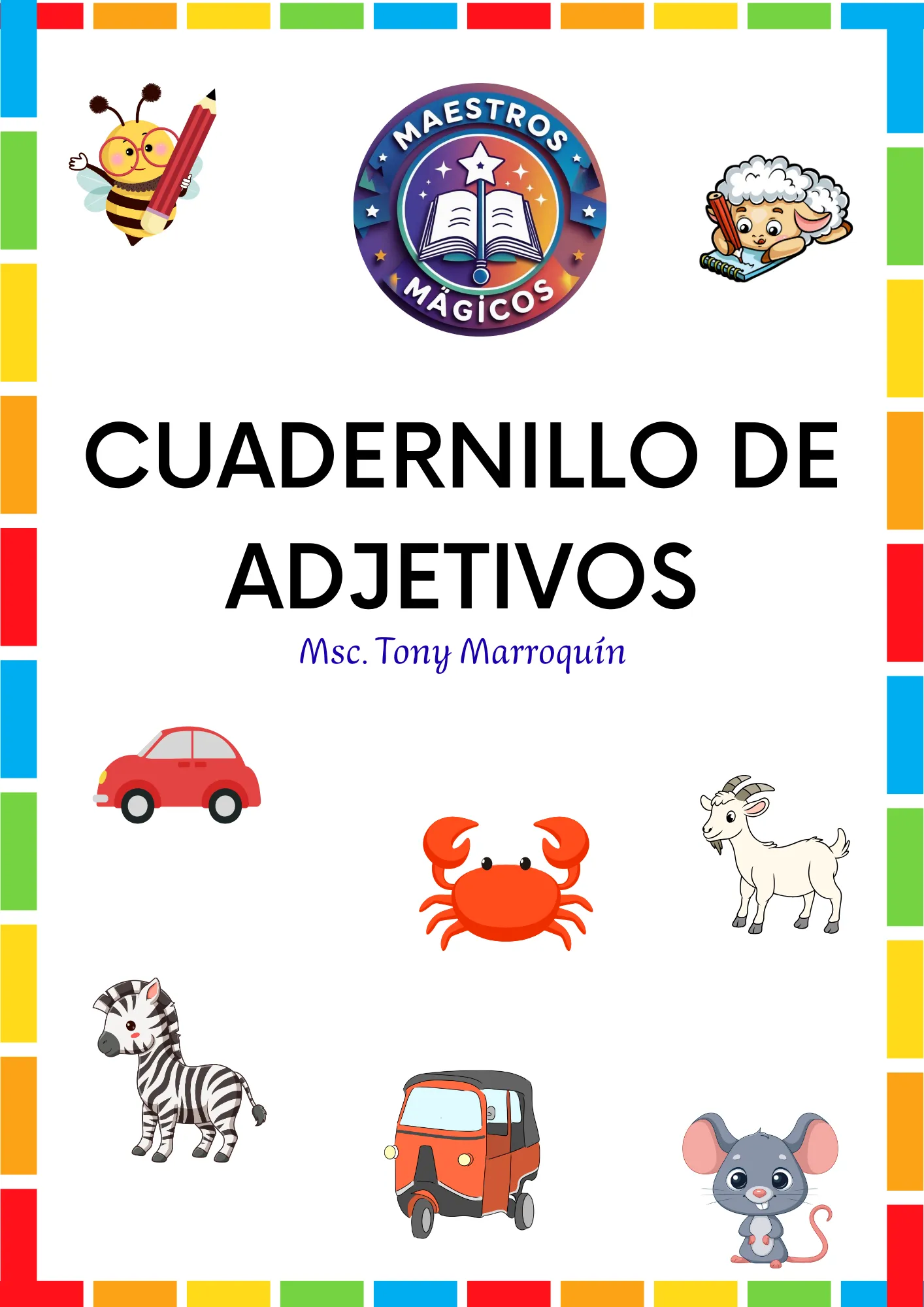 Cuadernillo de adjetivos para niños de primaria
