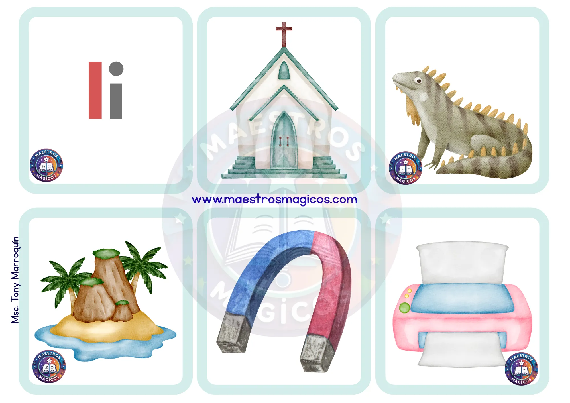 Póster vocal I acuarela