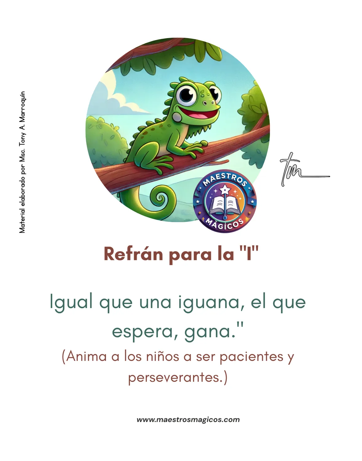 Refrán para la vocal I