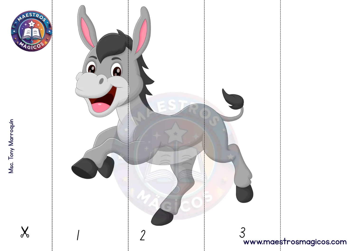 Secuencia numérica burro