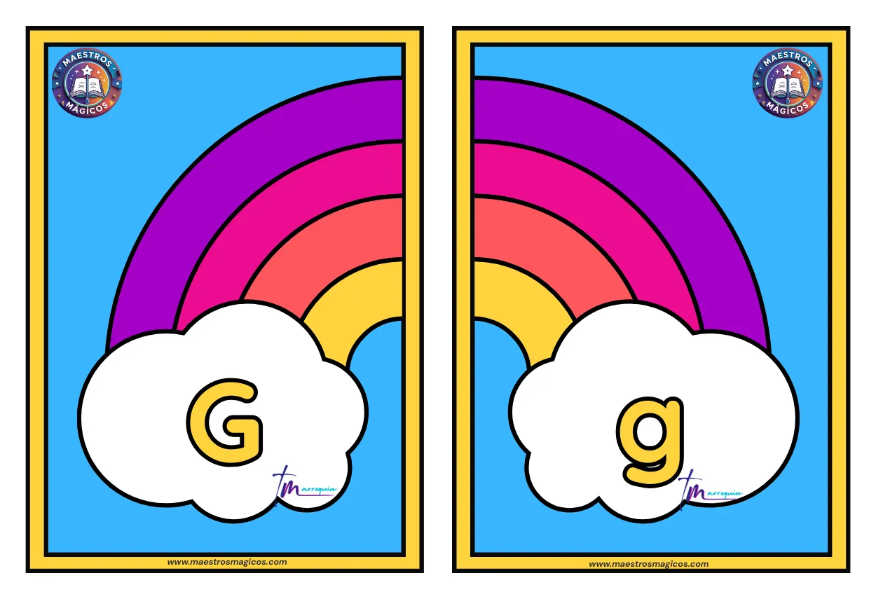 Rompecabezas mayúsculas y minúsculas detalle 1