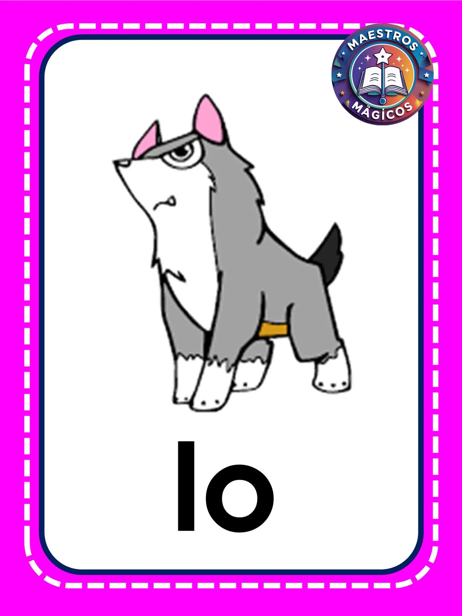 Tarjetas sílabas G y Ñ ga ge gi go gu