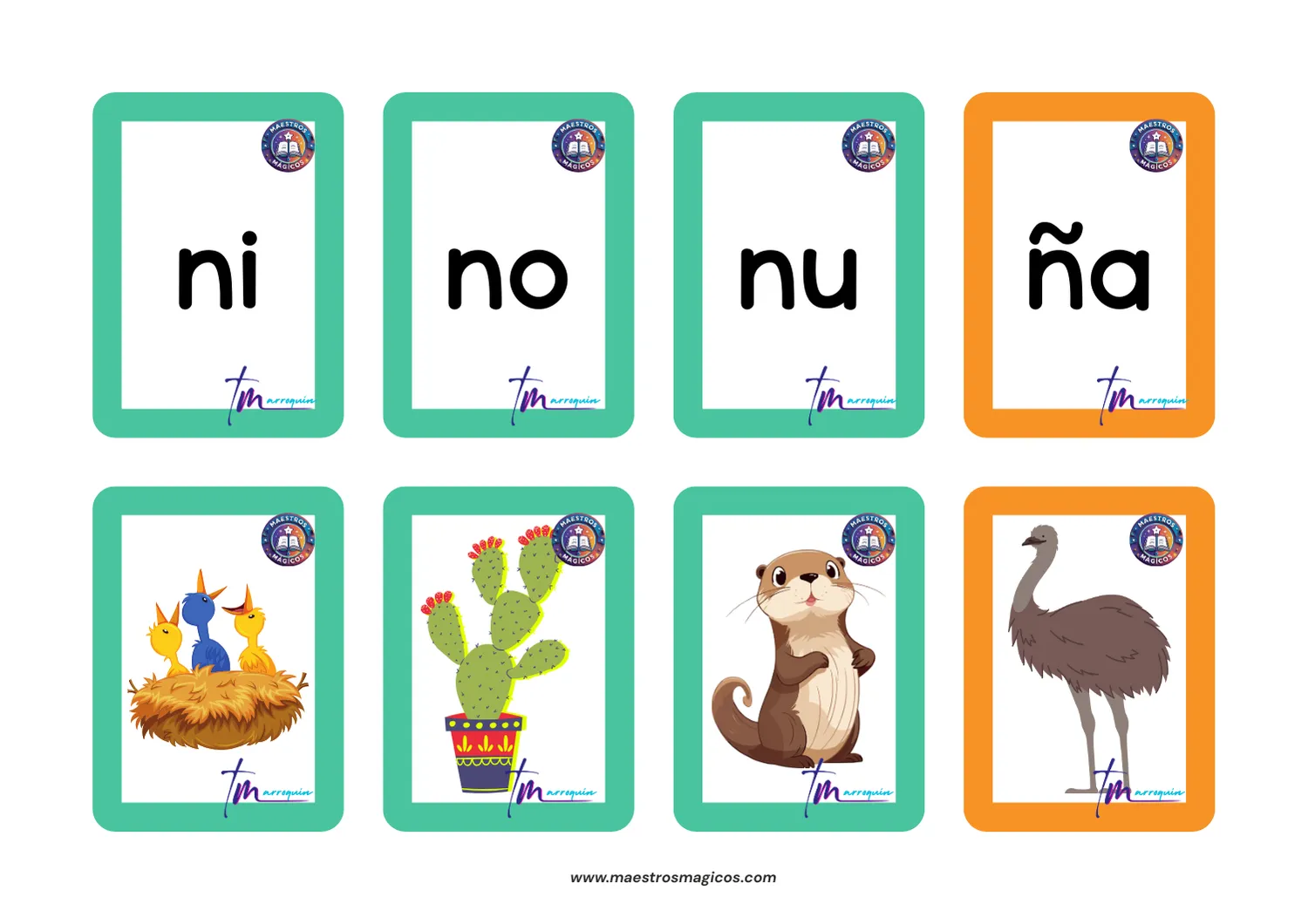 Tarjetas abecedario - página 13