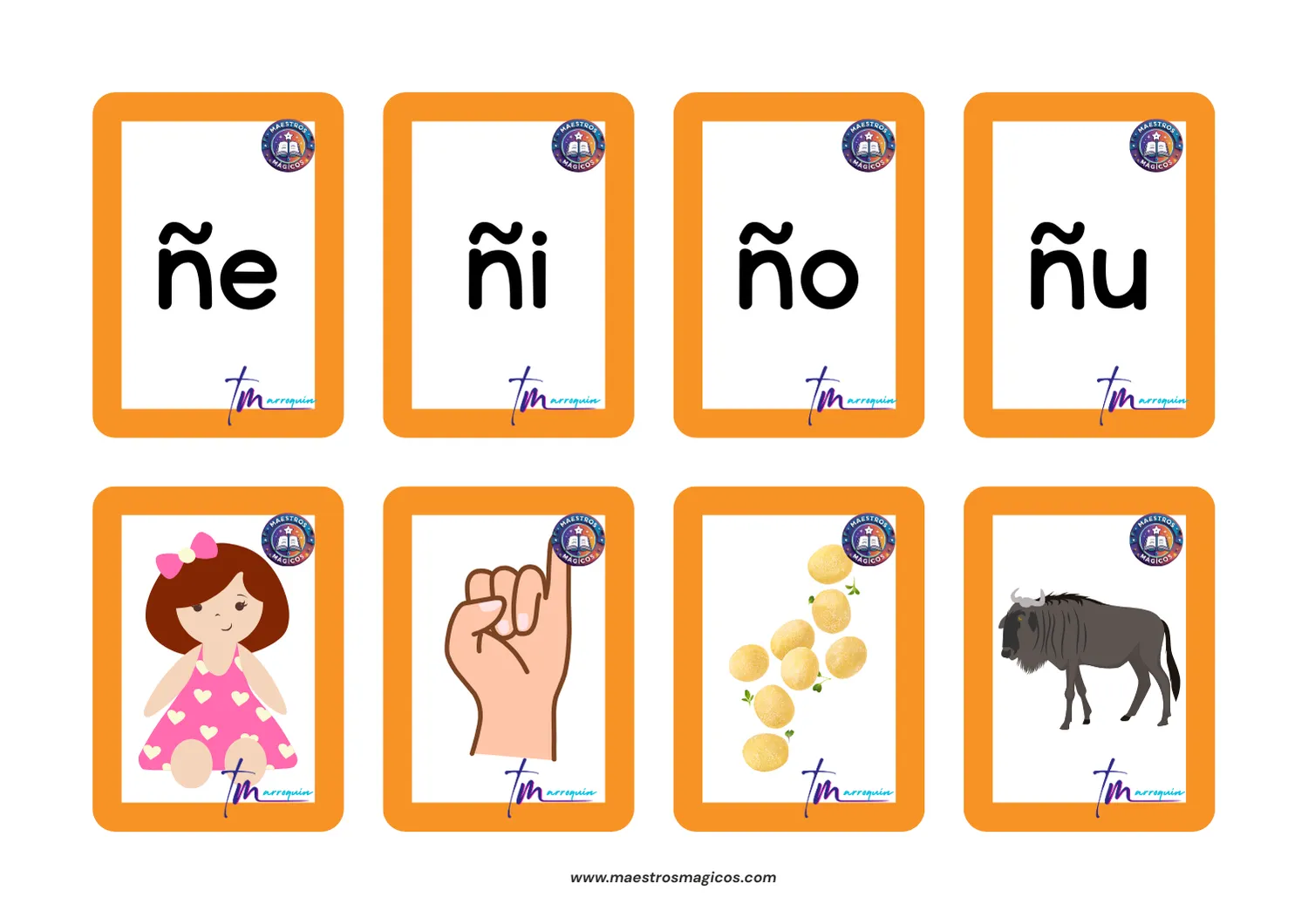 Tarjetas abecedario - página 14