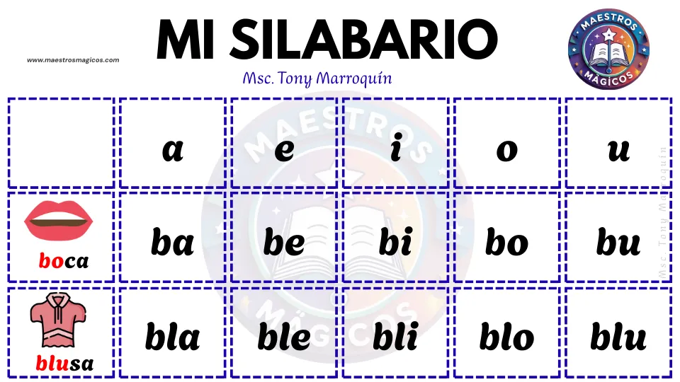 Mi silabario de preescolar 1 - portada