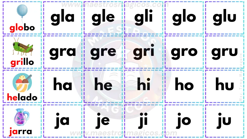 Mi silabario de preescolar 2 - página 5