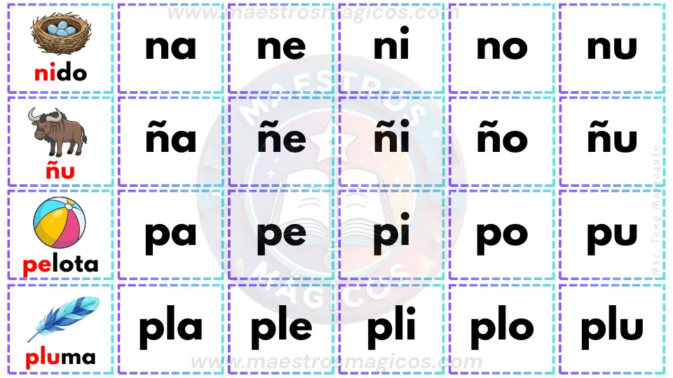 Mi silabario de preescolar 2 - página 7