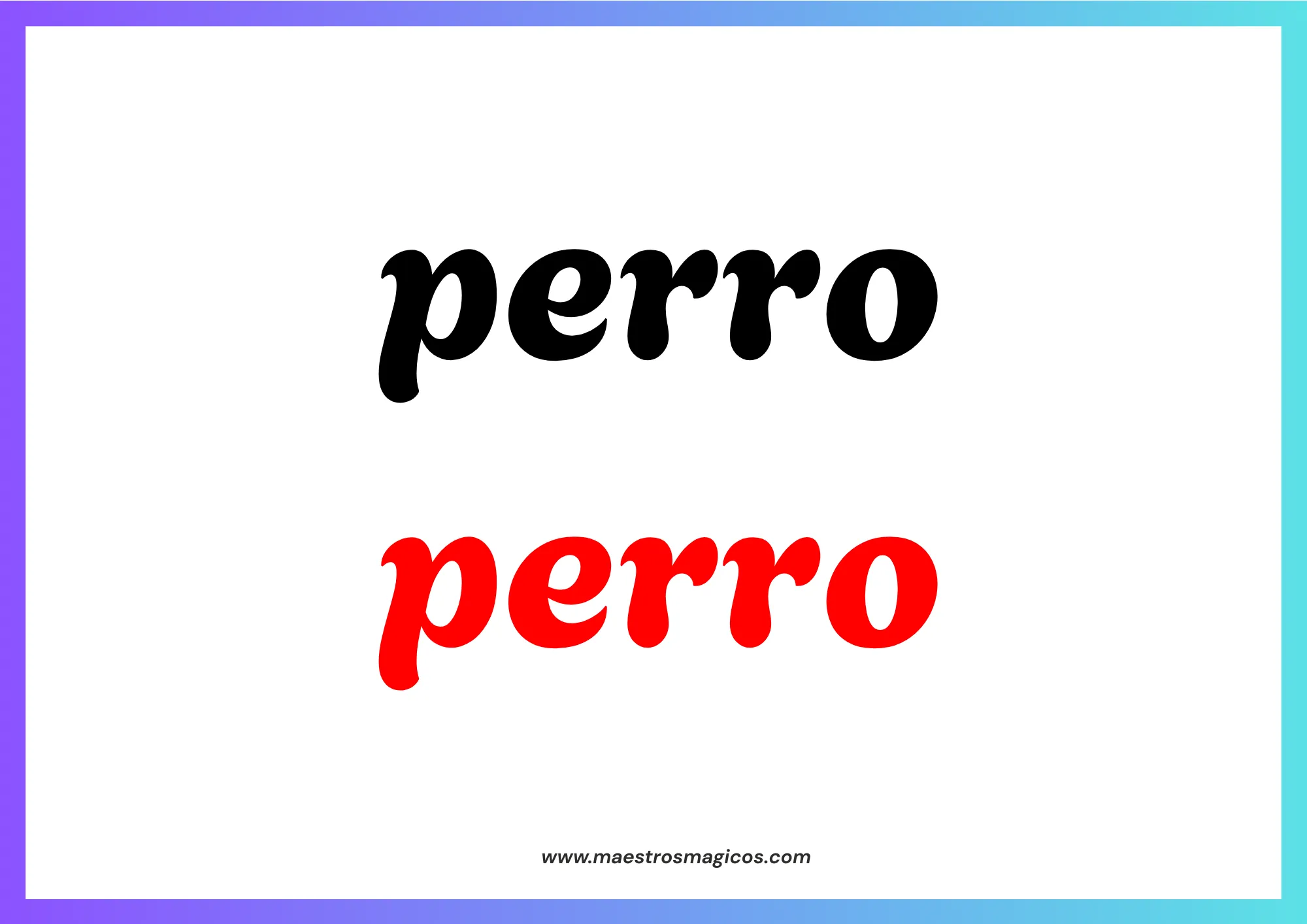 Tarjetas método Doman - vista 4