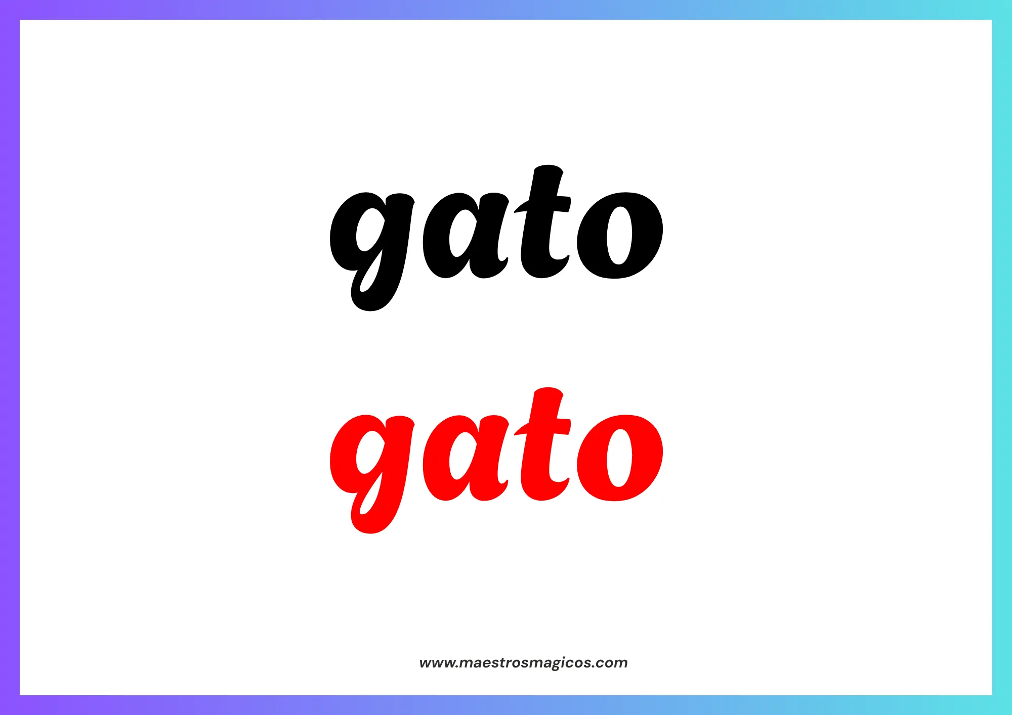 Tarjetas método Doman - vista 5