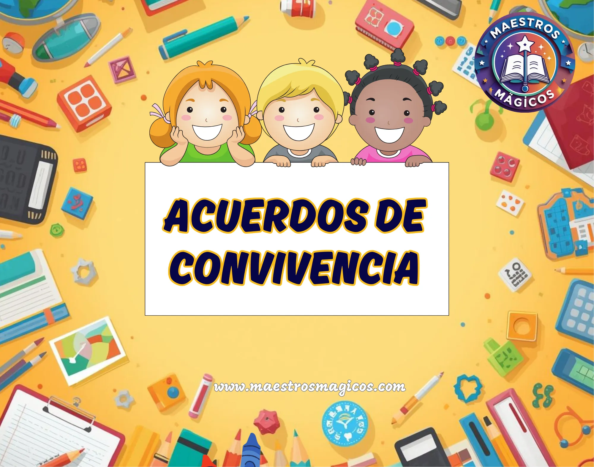 Acuerdos de convivencia 2 amarillo