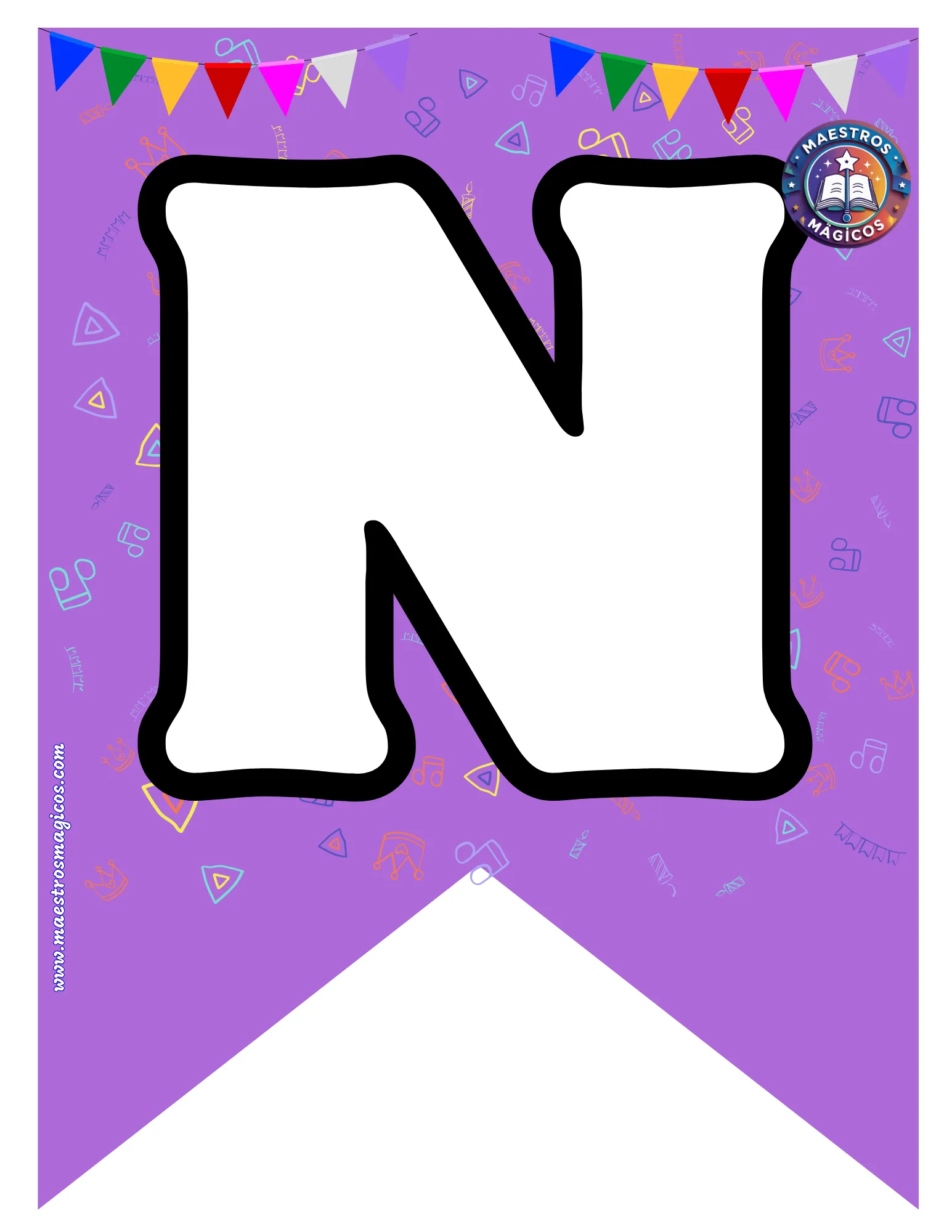 Letra N inicio palabra